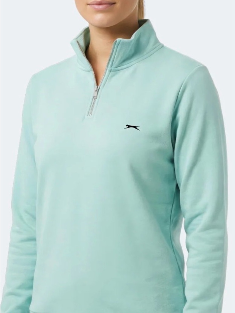 Vineyard Vines Mint Green Quarter-Zip Pullover